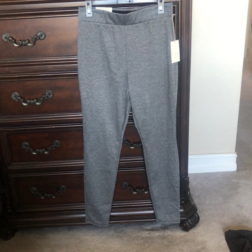Skinny checked dress pants